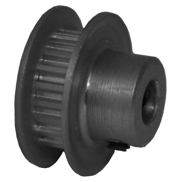 21MP012-6FA2, Timing Pulley, Aluminum, Clear Anodized,